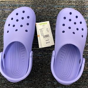 Purple crocs: brand new!! Never worn and still have tags attached
